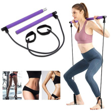 Home Gym Training Equipment Pilates Bar Kit, Yoga Stretch Sculpt Twisting Sit Up Bar Resistance Band)